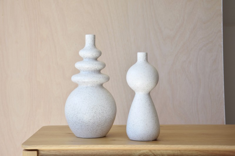 COLLECTION TERRE SPECKLE : VASES EN CÉRAMIQUE | VP Interiorismo